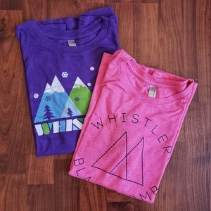 3/$25 NWOT Whistler women's graphic tees bundle